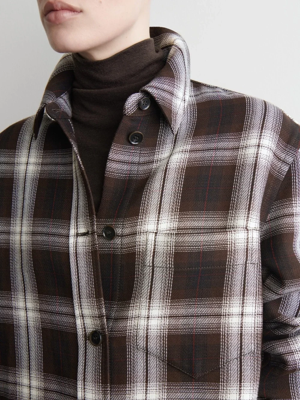 COS Checked Overshirt Size 12 US Large New